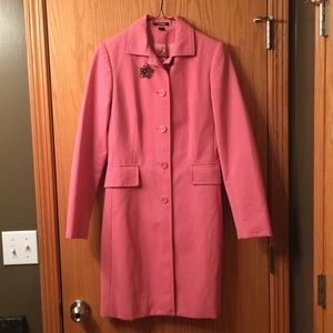Express pink dress coat